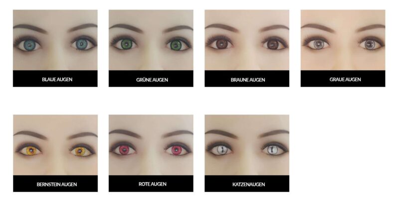 Augen fuer Sexpuppe