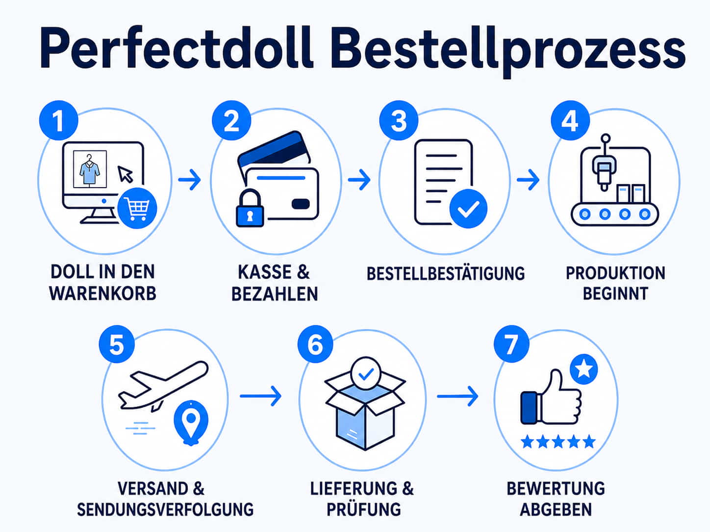 Bestellablauf bei Perfectdoll